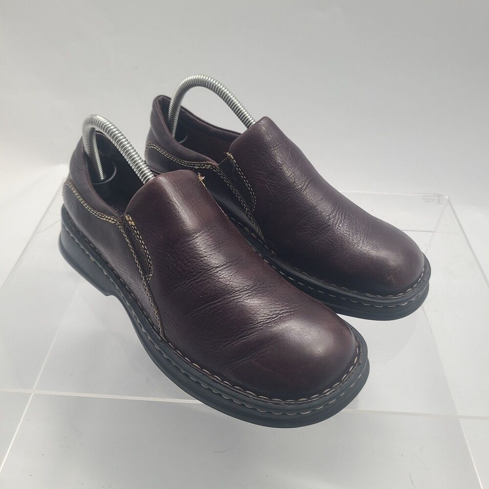 Born Slip On Leather Loafers Casual Slip on Shoes W9934 Size 9 EU 40.5